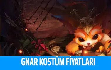 League Of Legends GNAR Kostümleri Kaç RP?
